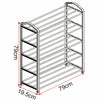 Woltu 5 Tier Shoe Rack Stand Storage Organiser Shelves Compact Space Save