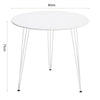 Dining Table 4 Seater Round Table Small Dining Table Kitchen Lounge Garden Home