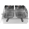 10L/20L Commercial Electric Deep Fat Fryer Chip Single Double Tank Frying UK