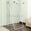 Double Garment Clothes Heavy Duty Rack Shelf Shirt Adjustable Hanging Rail Stand