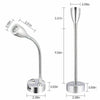 UK 1/2*USB LED Spot Reading Light Touch Switch Camper Caravan Boat Interior Lamp