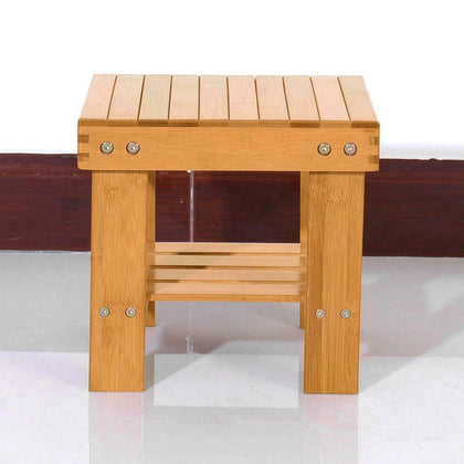 Kids Children Bamboo Wood Wooden Stool Fishing Chair Seat Toddler Home