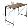 Folding Computer Desk Office Desk Wooden Foldable Study Table Laptop Home Office