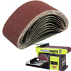 20 x Mixed Power Tool Sander Sanding Belt Belts 75mm x 457mm 40 60 80 120 Grit G