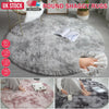 Circular Shaggy Fluffy Warm Rugs Non Slip Washable Floor Small Round Home Mats