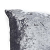 Cushions Set of 4 luxurious Crushed velvet Silver Velvet Cushion covers Soft