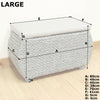 Pair Of Grey Storage Trunks/Benches Woven Blanket Box/Stool Bedding Toy Chest