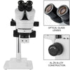 3.5X-90X Simul-Focal Zoom Trinocular Stereo Microscope Dual Arm Boom Stand