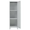 1 Door Metal Cabinet Storage Cupboard Shelves Filling Cabinet Hallway Freestand