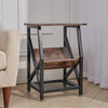 Bedside Table Nightstand Sofa Side End Table Chic Table With Book Magazine Rack