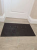 Heavy Duty Rubber Door Mat Welcome Mat Outdoor Front Doormat Halfmoon Shape