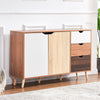 Storage Sideboard Side Cabinet with Drawer Door Shelf Storage Cupboard Home BN