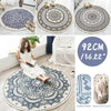 120CM Bohemia Style Round Morocco Area Rug Tassel Carpet Mat Floor Blanket A+
