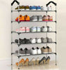 3 4 5 Tier Organiser Shelf Extendable Shoe Rack Stand Compact Space Saving UK