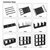 9-Cube DIY Storage Shelves Open Bookshelf Closet for Family Study Organiser Rack