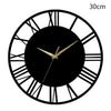 DIY 30CM Large Wall Clock Roman Numerals Silent Clocks Kitchen Wall Decor Clocks