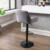 2er Set Bar Stools Velvet Adjustable Swivel Kitchen Breakfast Kitchen Barstools