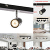 4/6 Ways Steering LED Ceiling Spot Lights Spotlight Fittings Kitchen GU10 Bulbs