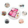6pcs Packing Cubes Luggage Storage Organiser Travel Compression Suitcase Bag A+