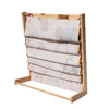 6-Tier Kids Wooden Book Shelf Sling Storage Rack Organizer Bookcase Bookshelf UK