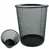 Metal Mesh Black Wire Bin Rubbish Paper Waste Home Office Bedroom Lightweight UK