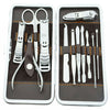Men Women Manicure Pedicure Set Finger Toe Nail Clippers Scissors Grooming Kit