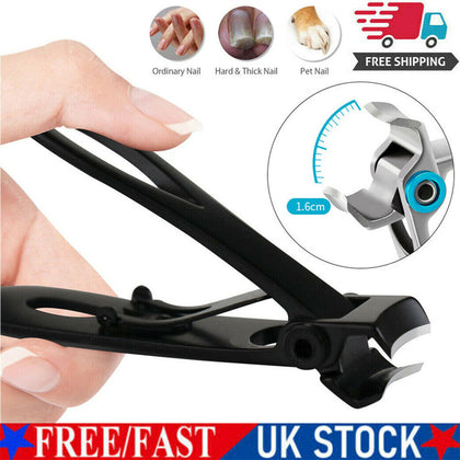 Stainless Steel Toe Nail Clippers Finger Nail Cutters for Thick Nails Heavy Duty