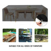 Heavy Duty Garden Patio Furniture Table Cover for Rattan Table Cube Outdoor Set