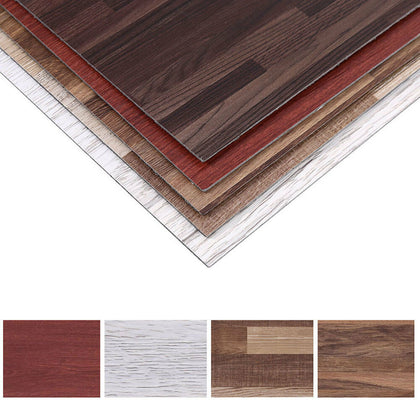 Self Adhesive Floor Planks 5m² PVC Waterproof Living Room Bedroom Flooring Tiles