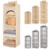 Wall Door Hanging Storage Wardrobe Shelf Bag Holder Organizer Closet Shoe Rack #