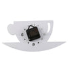 Cute Wall Clock Coffee Cup Shaped Decorative Kitchen Wall Clocks Living Room