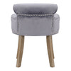 Scrollback Velvet Button Dressing Table Chair Vanity Stool Piano Stools Bedroom