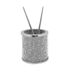 Sparkly Crushed Diamond Crystal Filled Utensil Holder Kitchen Storage Spoon UK