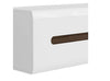 White Gloss Wall Cabinet Modern Storage Shelf Unit 1 Door Black Brown Azteca T