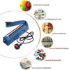 Impulse Heat Sealer Plastic Bag Film Sealing Machine Metal ABS 200mm 300mm 400mm