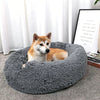 Pet Dog Cat Bed M/L/XXL/3XL/4XL-sized Luxury Shag Warm and Fluffy Donut Cushions
