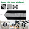 Luxury Diamante Crushed Velvet Table Runner Dining Wedding Party Sparkle Decor