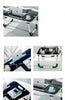 Folding Laptop Bed Tray Table Portable Lap Desk Notebook Breakfast Cup Slot UK
