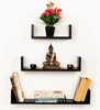Floating Shelves Wall shelf Unit decor Display Storage book Wood mounted Hanging
