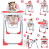 Adjustable Folding Baby Highchair High Feeding Seat Toddler Travel Table Chairs