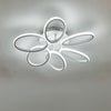 Modern LED Lamp Flower Design White Ceiling Light Chandelier Lights Living Room