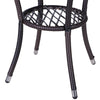 Outsunny 3PC Rattan Furniture Bistro Set Garden Chair Table Patio Outdoor Wicker