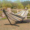 Large Garden Hammock With Heavy Duty Steel Frame Outdoor Swing Bed Camping Patio