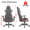 Executive Racing Gaming Office Chair Swivel Recliner Computer Desk Chair Leather