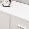 Modern White Buffet Cabinet Sideboard Cupboard Unit Storage With Drawers & Doors