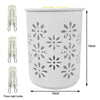 Electric Fragrance Lamp Wax Melt Warmer 3D Aroma Oil Burner Diffuser Glass Gift