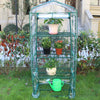4 Tier Mini Greenhouse PVC Cover Garden Plants Flower Growing Covers Rollu