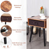 Industrial Bedside Table Nightstand Side End Storage Cabinet w/Handed Drawer