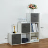 6/9 Cube Wooden Bookcase Shelving Unit Display Storage Shelf Home Office White