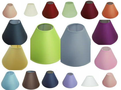 Coolie Hanging Ceiling Pendent And Table Lamp Light Shade Plain Colour Lampshade
